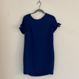 Chic Royal Blue Mini Dress